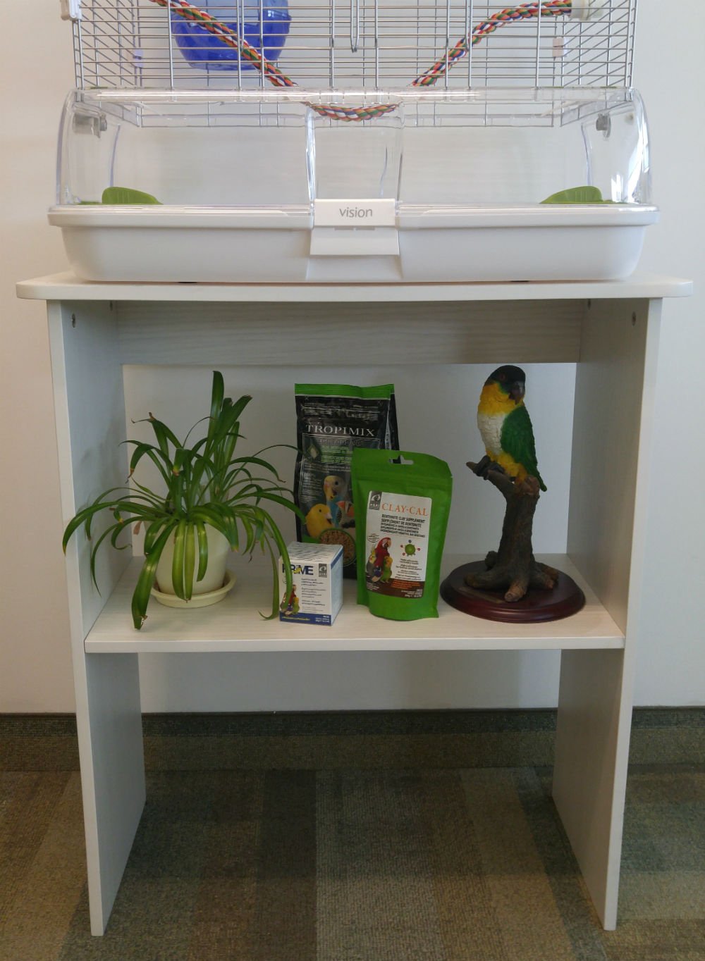 large budgie cage with stand